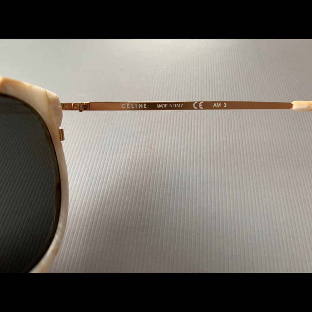 BRAND NEW Céline Sunglasses - Gold and White - Picture 5 of 5